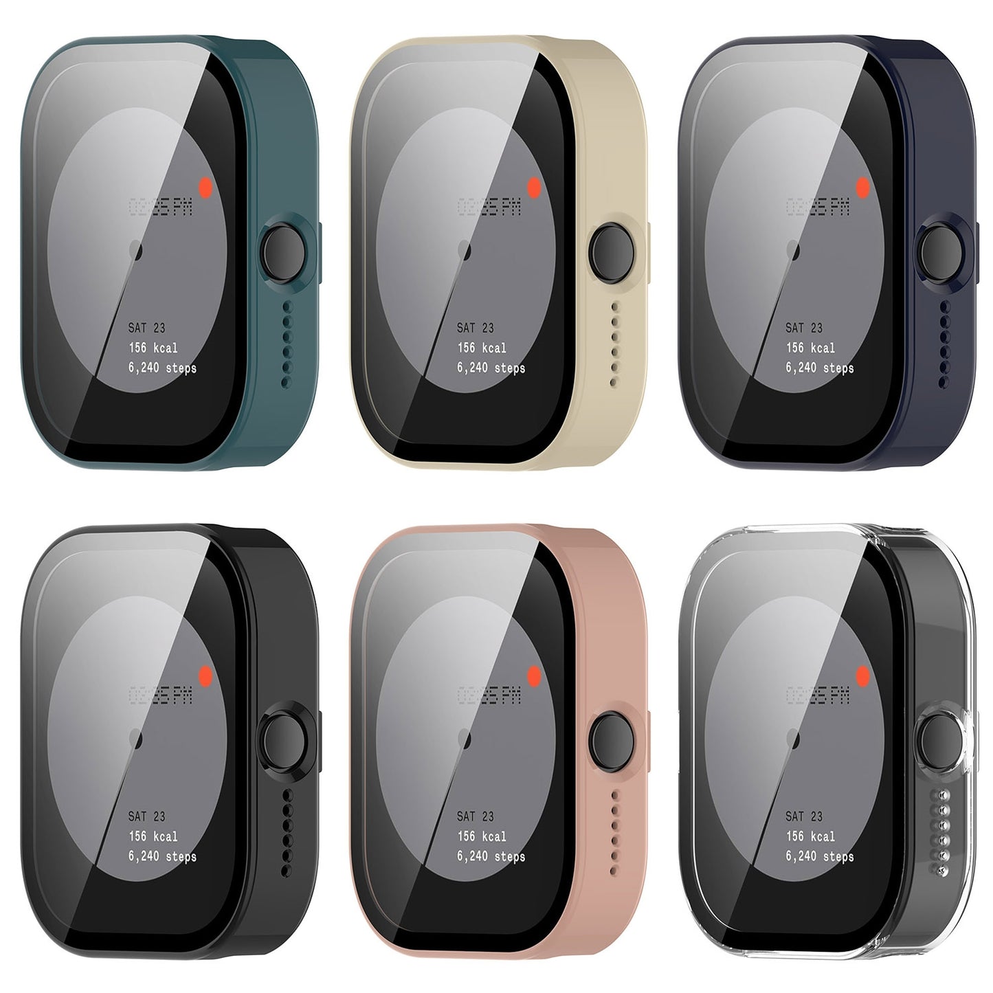 For-Nothing-CMF-Watch-Pro-D395-PC-+-Tempered-Film-Integrated-Watch-Protective-Case(Black)