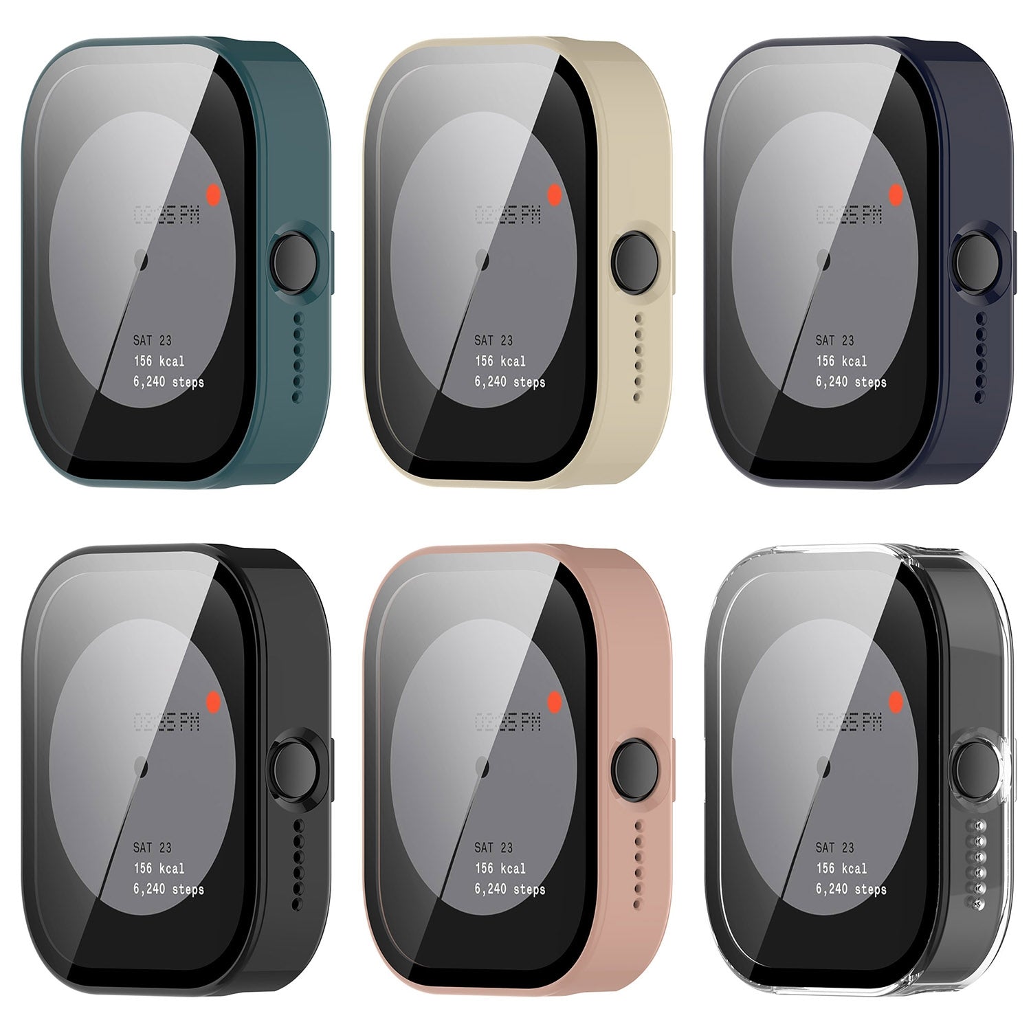 For-Nothing-CMF-Watch-Pro-D395-PC-+-Tempered-Film-Integrated-Watch-Protective-Case(Black)