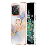 For-OnePlus-10T-5G-/-Ace-Pro-Electroplating-IMD-TPU-Phone-Case-with-Ring(White-Marble)