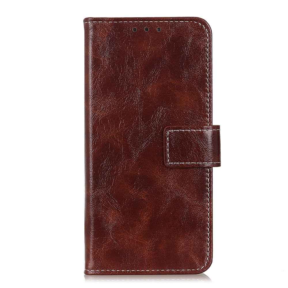 For-OnePlus-11-5G-Retro-Crazy-Horse-Texture-Leather-Phone-Case(Brown)
