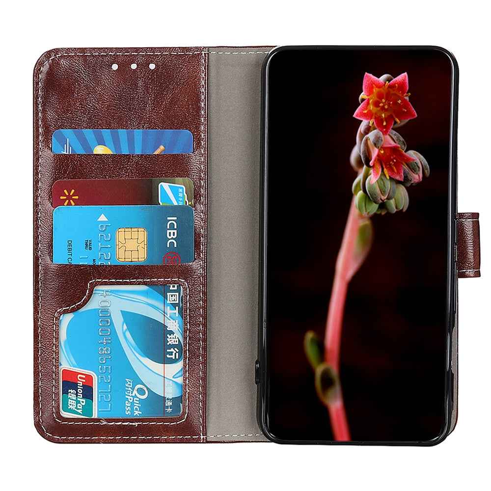 For-OnePlus-11-5G-Retro-Crazy-Horse-Texture-Leather-Phone-Case(Brown)