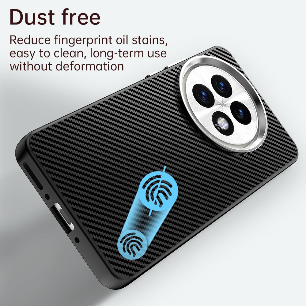 For-OnePlus-13-Carbon-Fiber-Series-IMD-Phone-Case(Black)