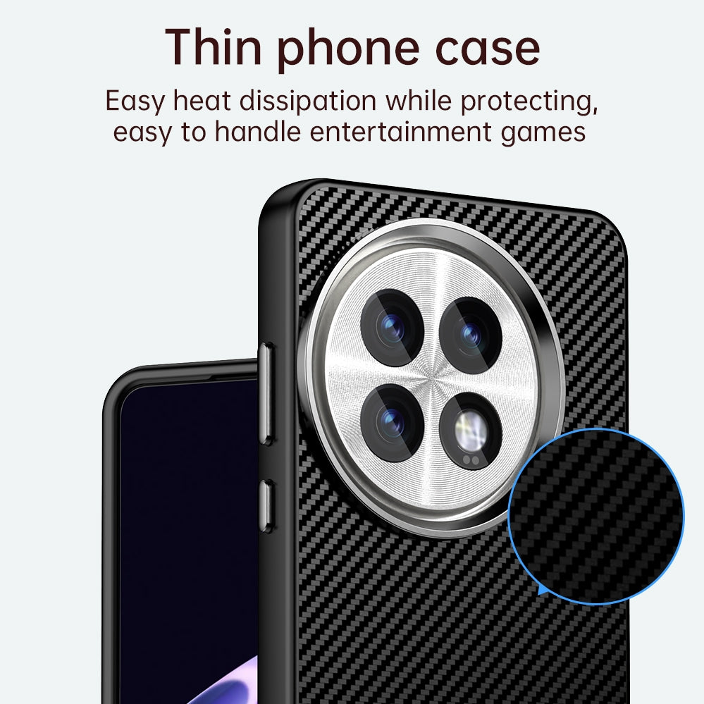 For-OnePlus-13-Carbon-Fiber-Series-IMD-Phone-Case(Black)