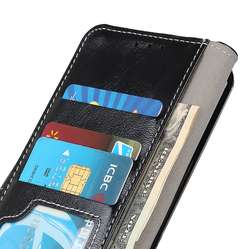 For-OnePlus-11-5G-Retro-Crazy-Horse-Texture-Leather-Phone-Case(Black)