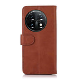 For-OnePlus-11-5G-Cow-Texture-Flip-Leather-Phone-Case(Brown)
