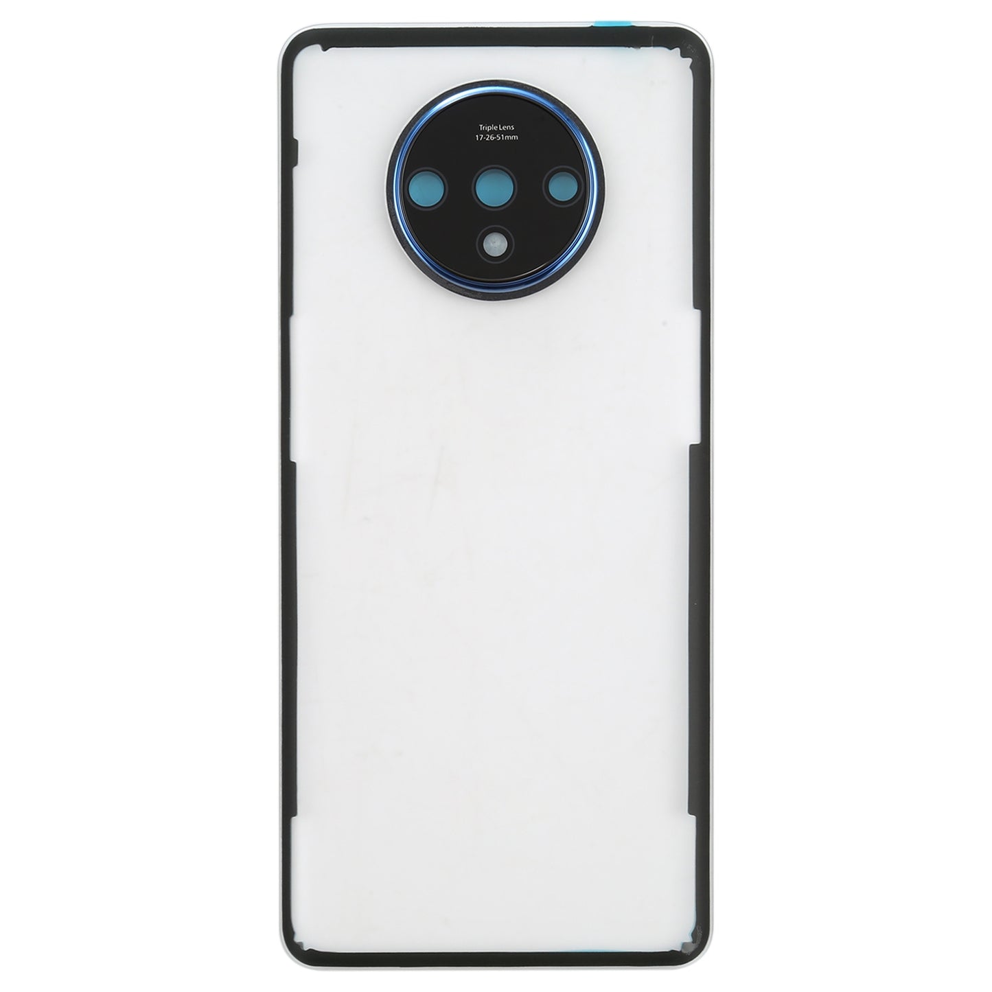 For-OnePlus-7T-Battery-Back-Cover-with-Camera-Lens-Frame-(Transparent)
