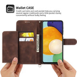 For-OnePlus-Ace-3-/-12R-Skin-feel-Flowers-Embossed-Wallet-Leather-Phone-Case(Brown)