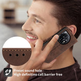 For-OnePlus-Ace-3-/-12R-Skin-feel-Flowers-Embossed-Wallet-Leather-Phone-Case(Brown)