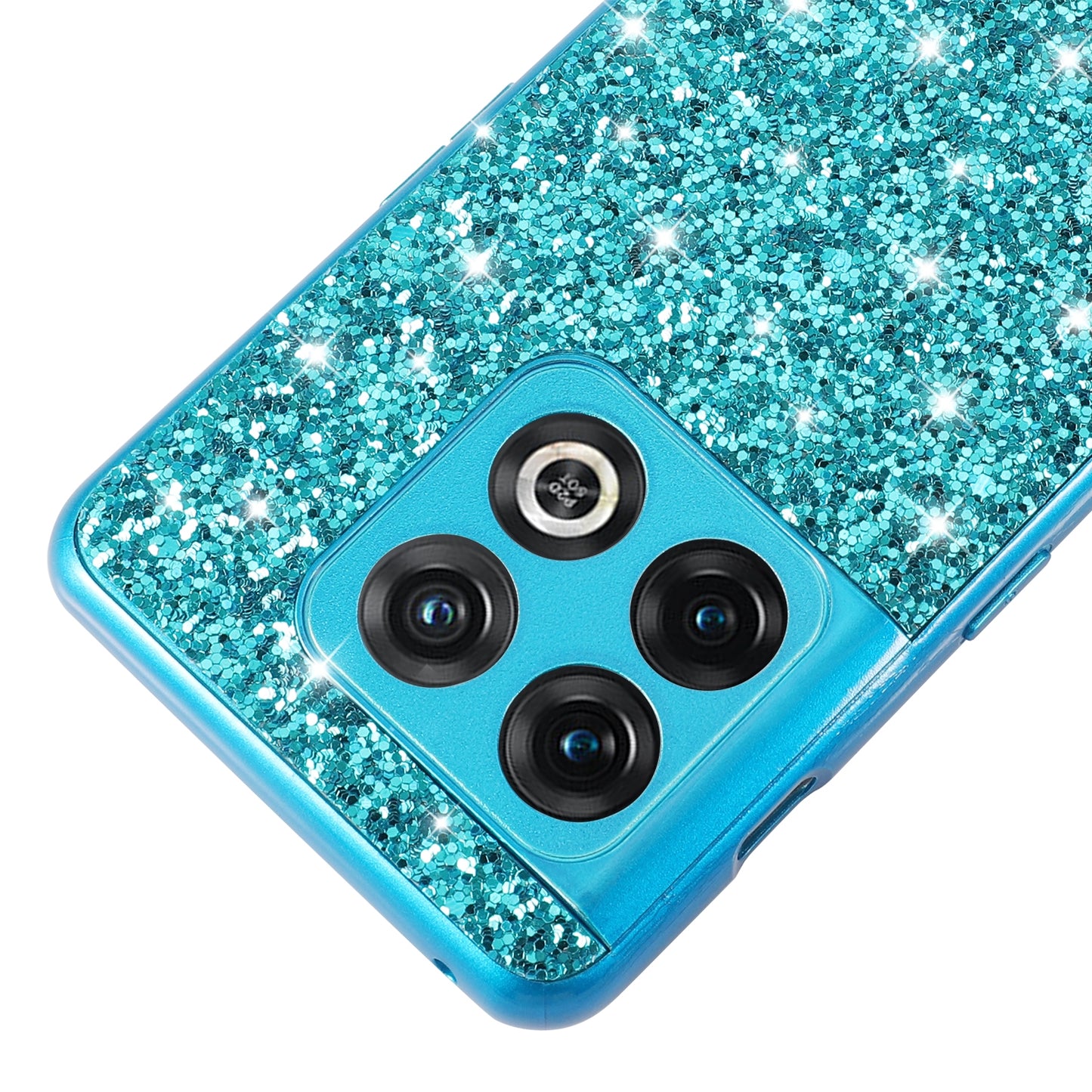 For-OnePlus-Ace-Pro/10T-Glitter-Powder-Shockproof-TPU-Phone-Case(Rose-Gold)