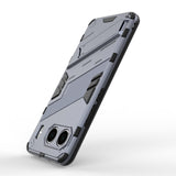 For-OnePlus-Nord-4-5G-Global-Punk-Armor-2-in-1-PC-+-TPU-Phone-Case-with-Holder(Grey)