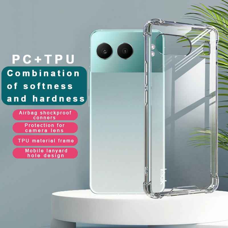 For-OnePlus-Nord-4-IMAK-Space-Shield-PC-+-TPU-Airbag-Shockproof-Phone-Case(Transparent)