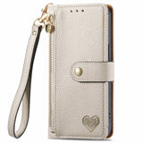 For-OnePlus-Nord-CE4-Love-Zipper-Lanyard-Leather-Phone-Case(Gray)