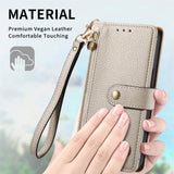 For-OnePlus-Nord-CE4-Love-Zipper-Lanyard-Leather-Phone-Case(Gray)