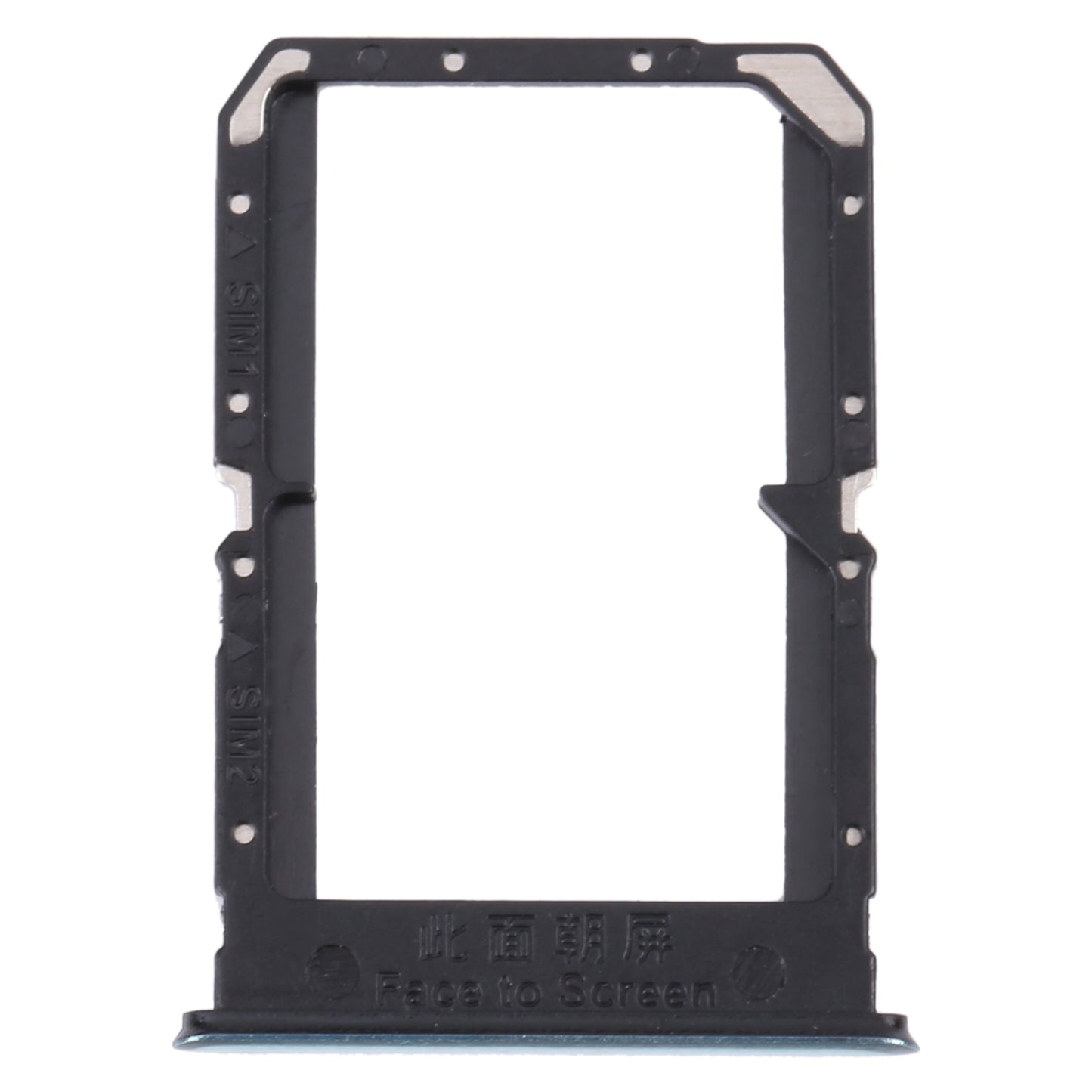 For-OnePlus-Nord-CE-5G-EB2101-/-EB2103-SIM-Card-Tray-+-SIM-Card-Tray(Green)