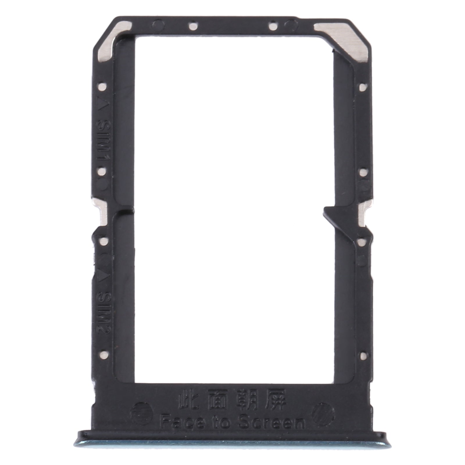 For-OnePlus-Nord-CE-5G-EB2101-/-EB2103-SIM-Card-Tray-+-SIM-Card-Tray(Green)