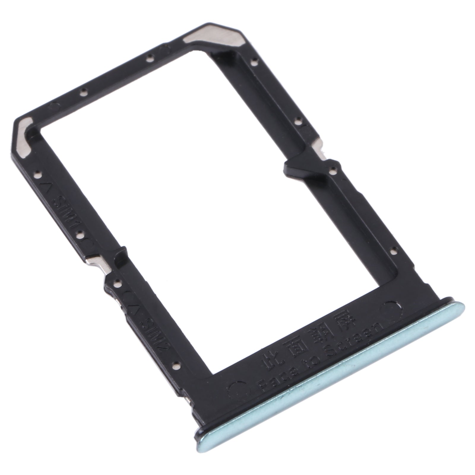 For-OnePlus-Nord-CE-5G-EB2101-/-EB2103-SIM-Card-Tray-+-SIM-Card-Tray(Green)