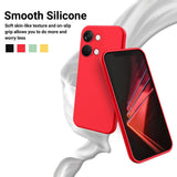 For-OnePlus-Nord-3-/-Ace-2V-Solid-Color-Liquid-Silicone-Dropproof-Full-Coverage-Phone-Case(Red)