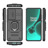 For-OnePlus-Nord-CE3-5G-Sliding-Camshield-TPU-+-PC-Shockproof-Phone-Case-with-Holder(Black)