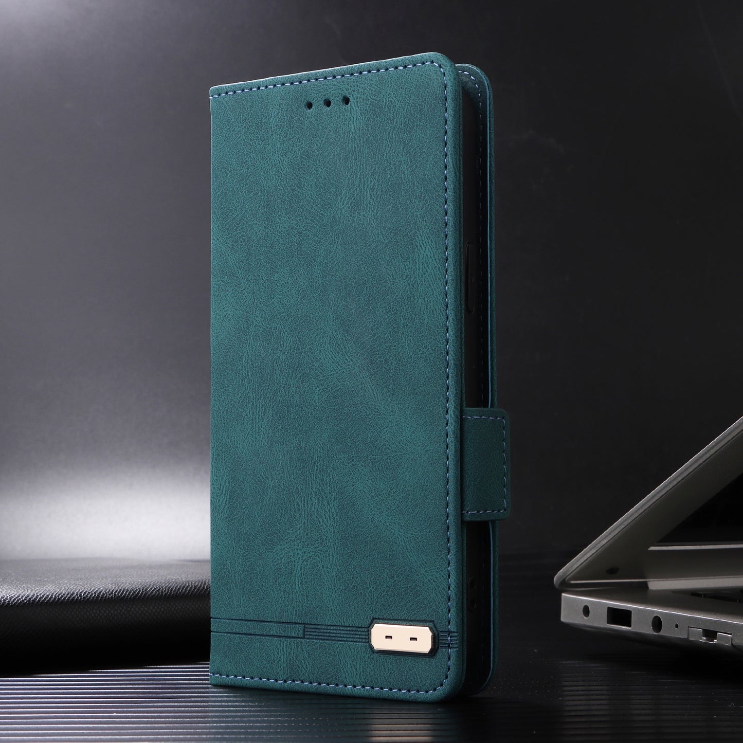 For-OnePlus-Nord-4-Magnetic-Clasp-Leather-Phone-Case(Green)