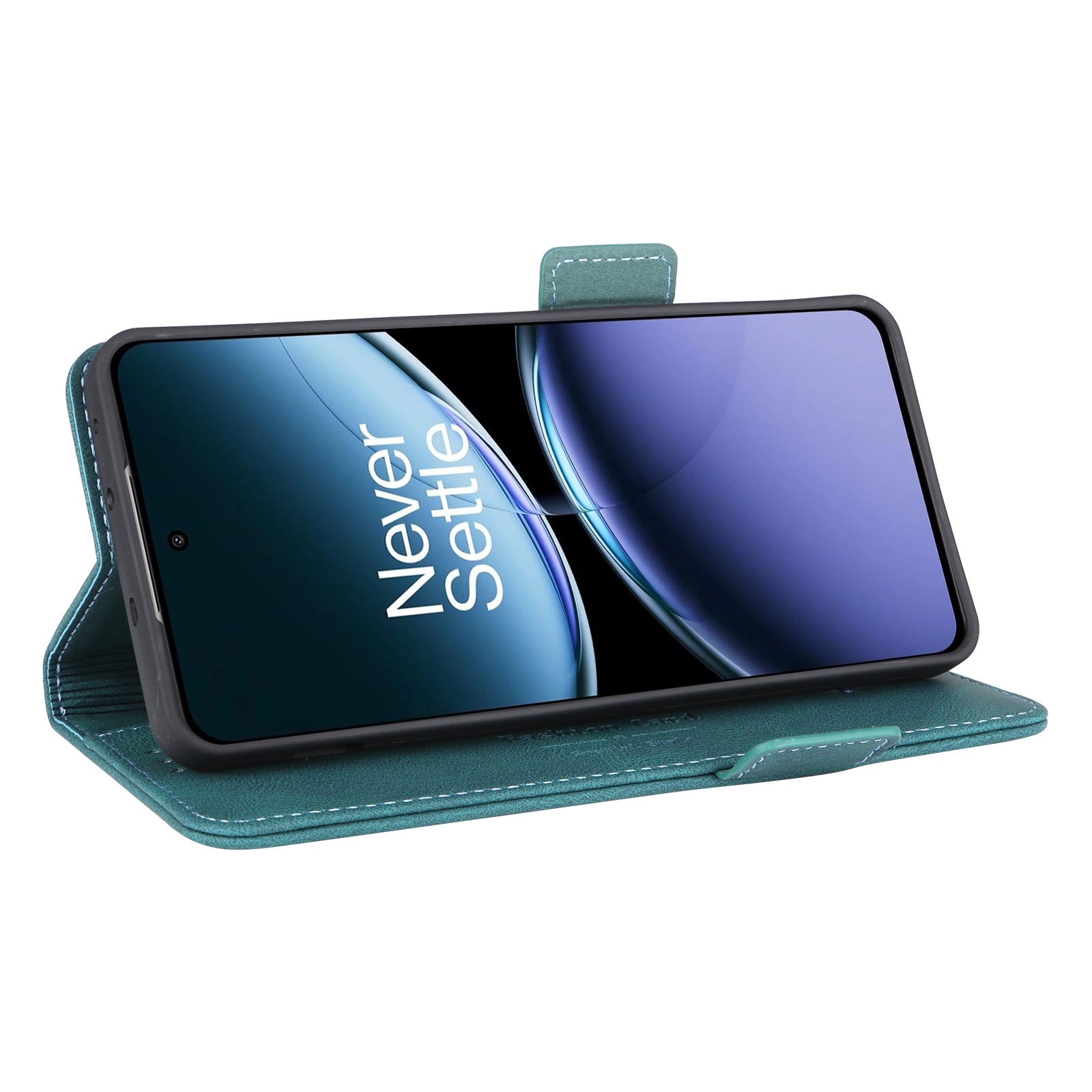 For-OnePlus-Nord-4-Magnetic-Clasp-Leather-Phone-Case(Green)