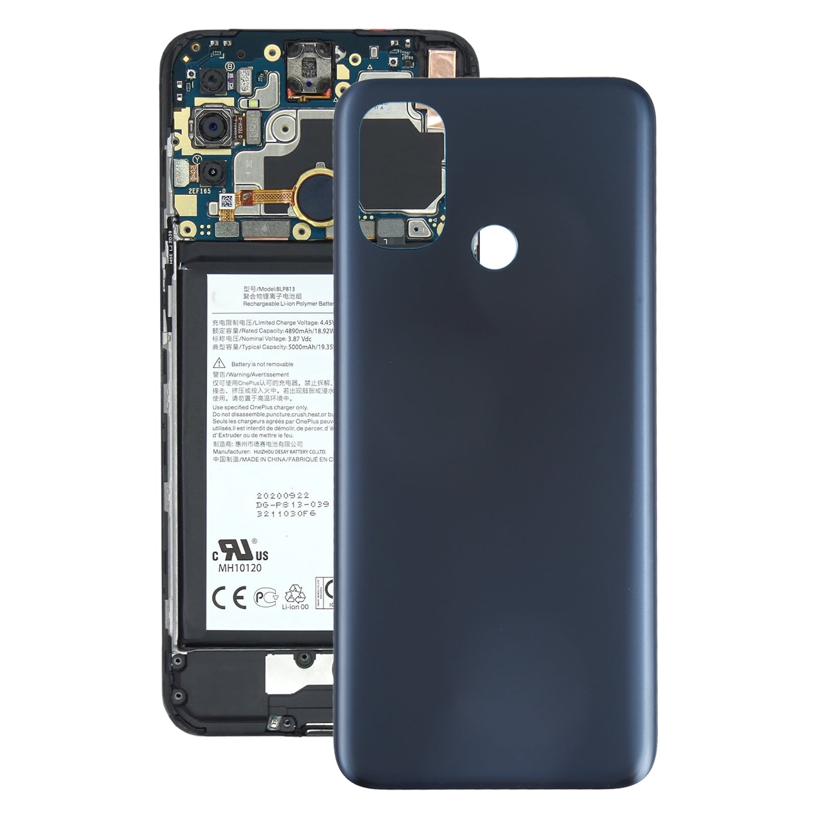 For-OnePlus-Nord-N100-Battery-Back-Cover-(Grey)