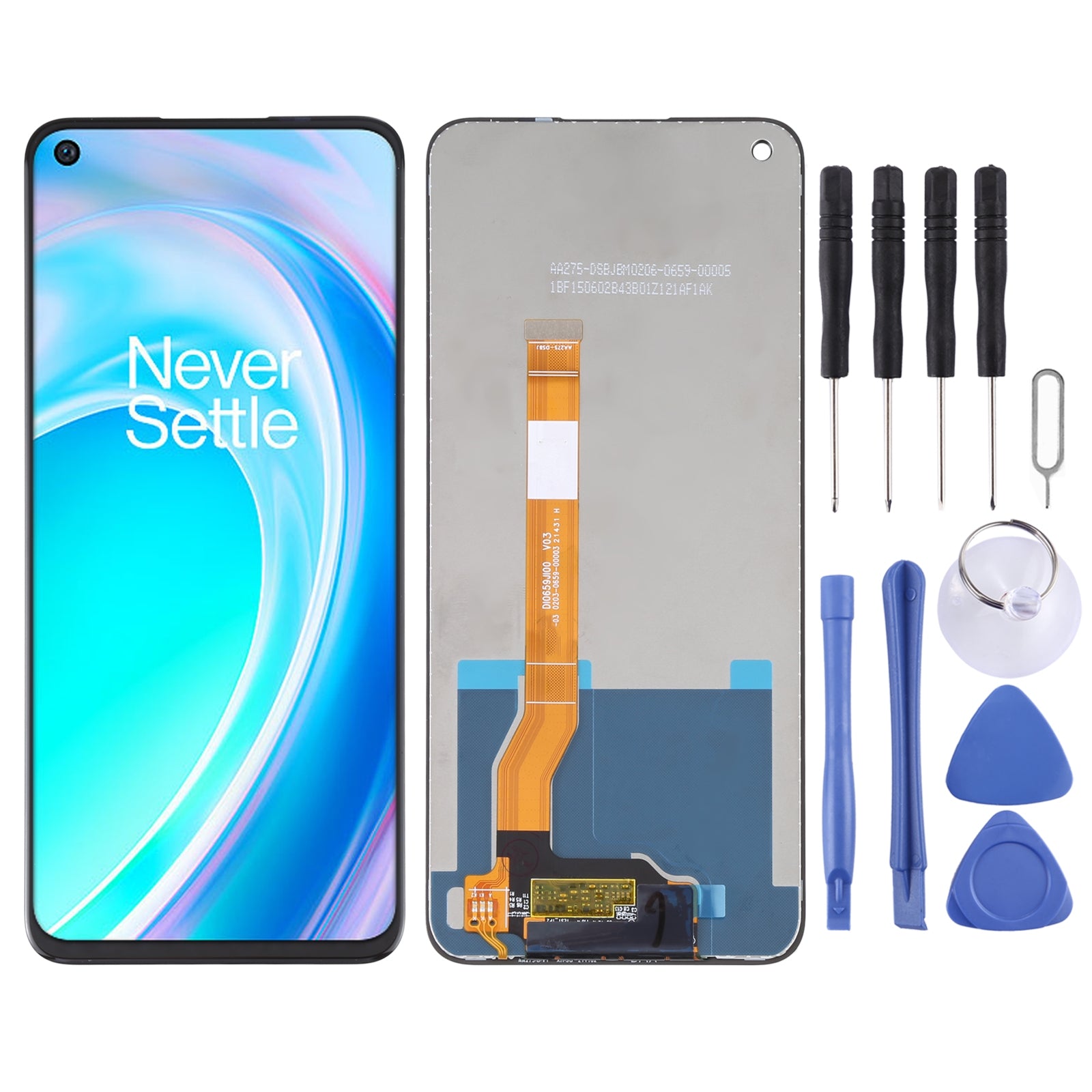 For-OnePlus-Nord-CE-2-Lite-5G-CPH2381-CPH2409-with-Digitizer-Full-Assembly-OEM-LCD-Screen-(Black)
