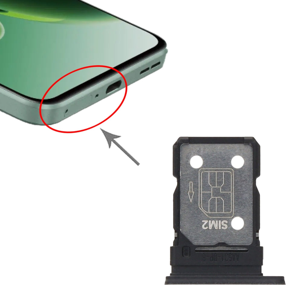 SIM-Card-Tray-for-OnePlus-Nord-3-5G-Dual-SIM-(Black)