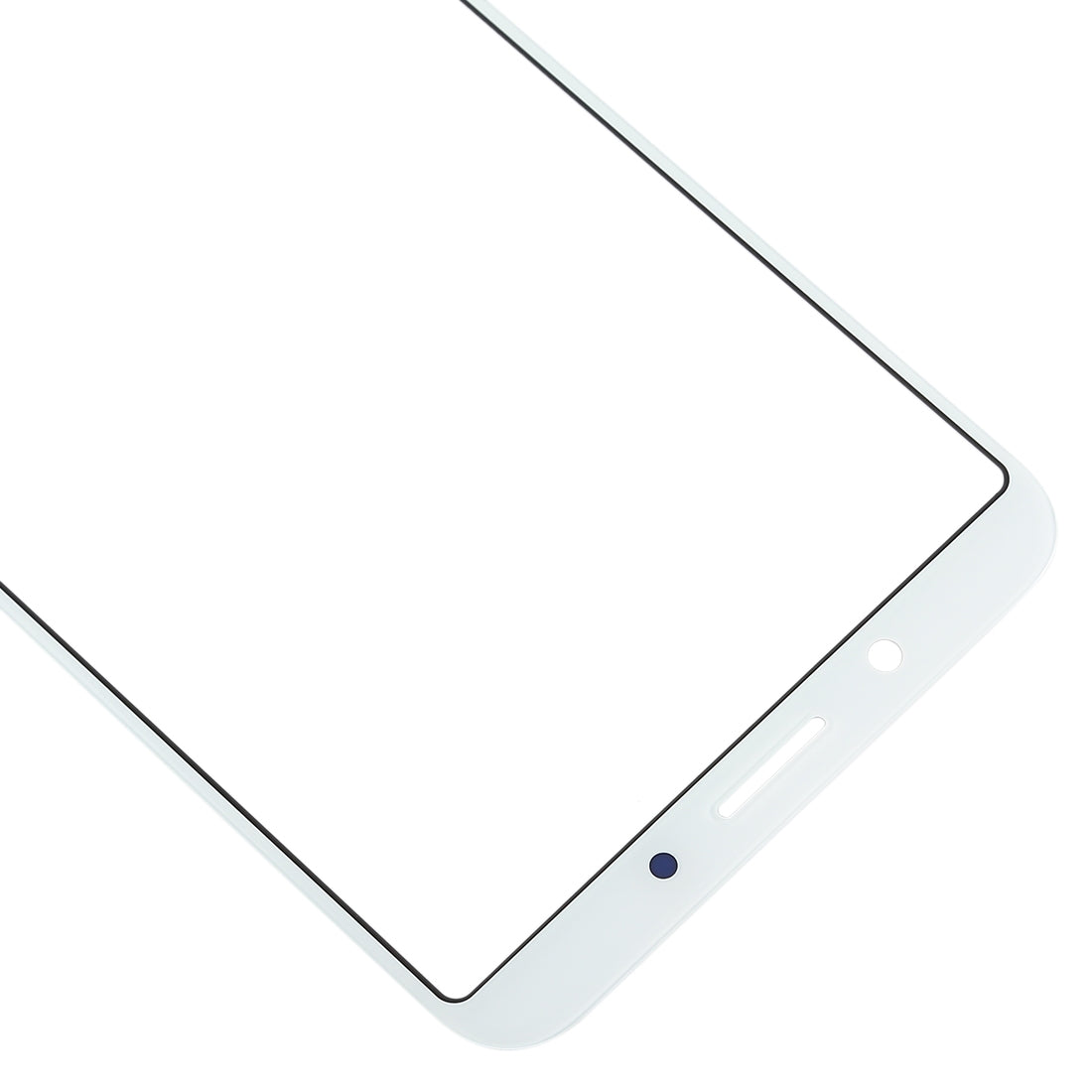 For-OPPO-A83-Front-Screen-Outer-Glass-Lens-(White)