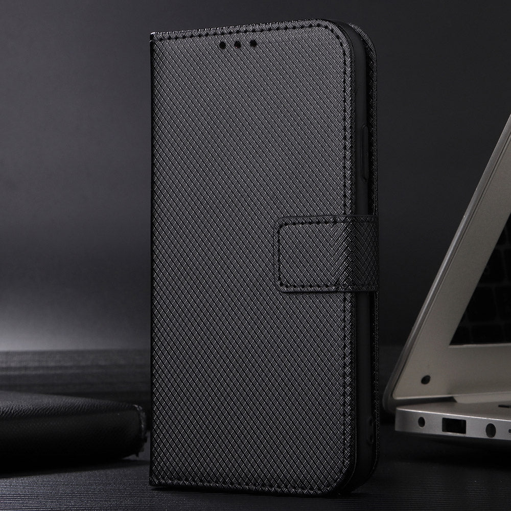 For-OPPO-F27-Pro-5G-/-F27-Pro+-5G-Diamond-Texture-Leather-Phone-Case(Black)
