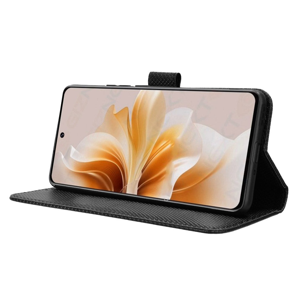 For-OPPO-F27-Pro-5G-/-F27-Pro+-5G-Diamond-Texture-Leather-Phone-Case(Black)