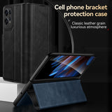 For-OPPO-Find-N-SULADA-All-inclusive-Magnetic-Snap-Flip-Leather-Phone-Case(Black)