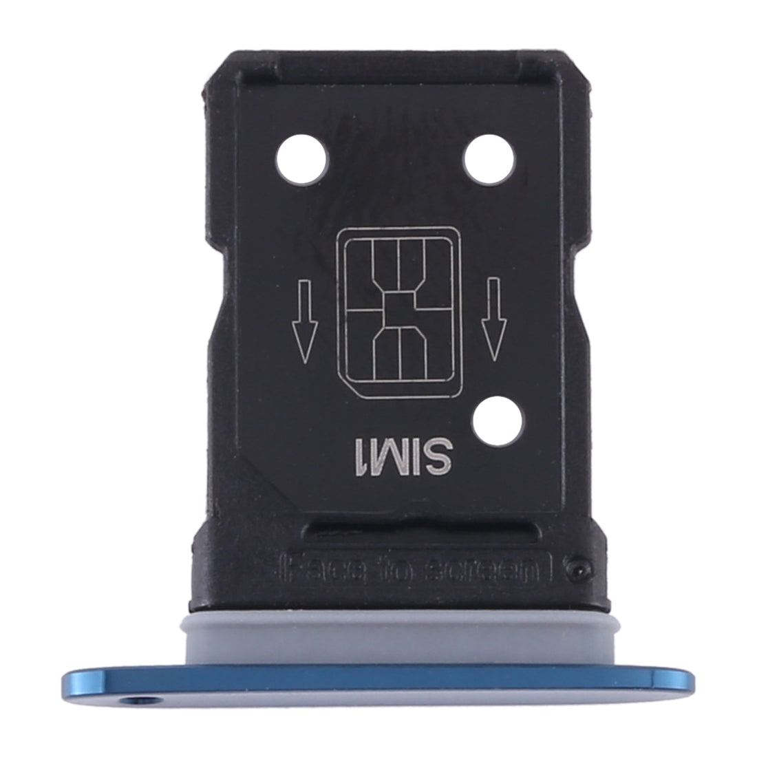 For-OPPO-Find-X2-SIM-Card-Tray-+-SIM-Card-Tray-(Blue)