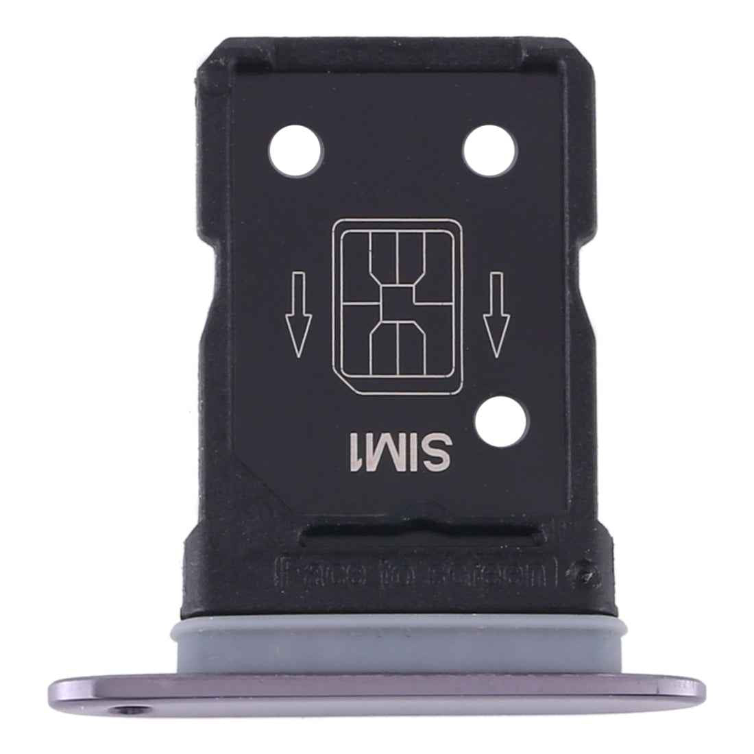 For-OPPO-Find-X2-Pro-SIM-Card-Tray-+-SIM-Card-Tray-(Black)