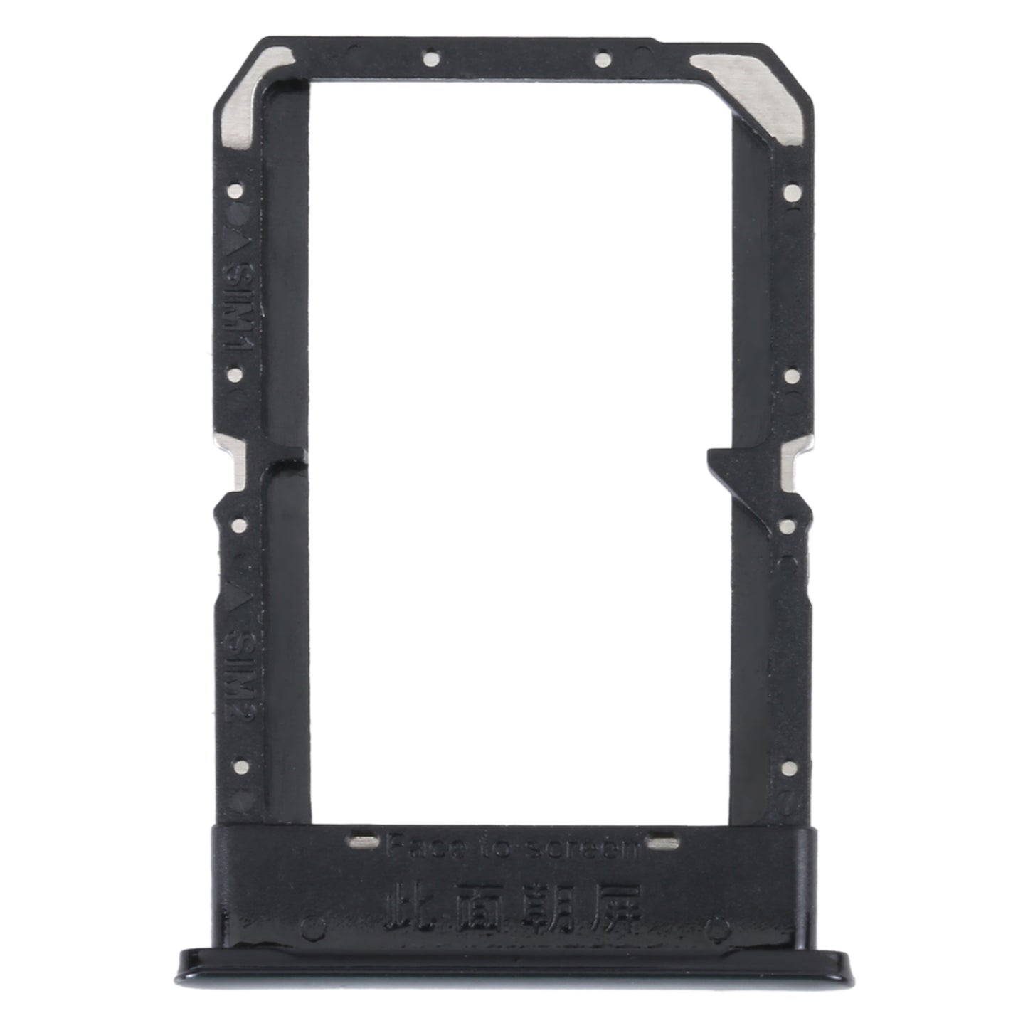 For-OPPO-K10-4G-SIM-Card-Tray-+-SIM-Card-Tray-(Black)