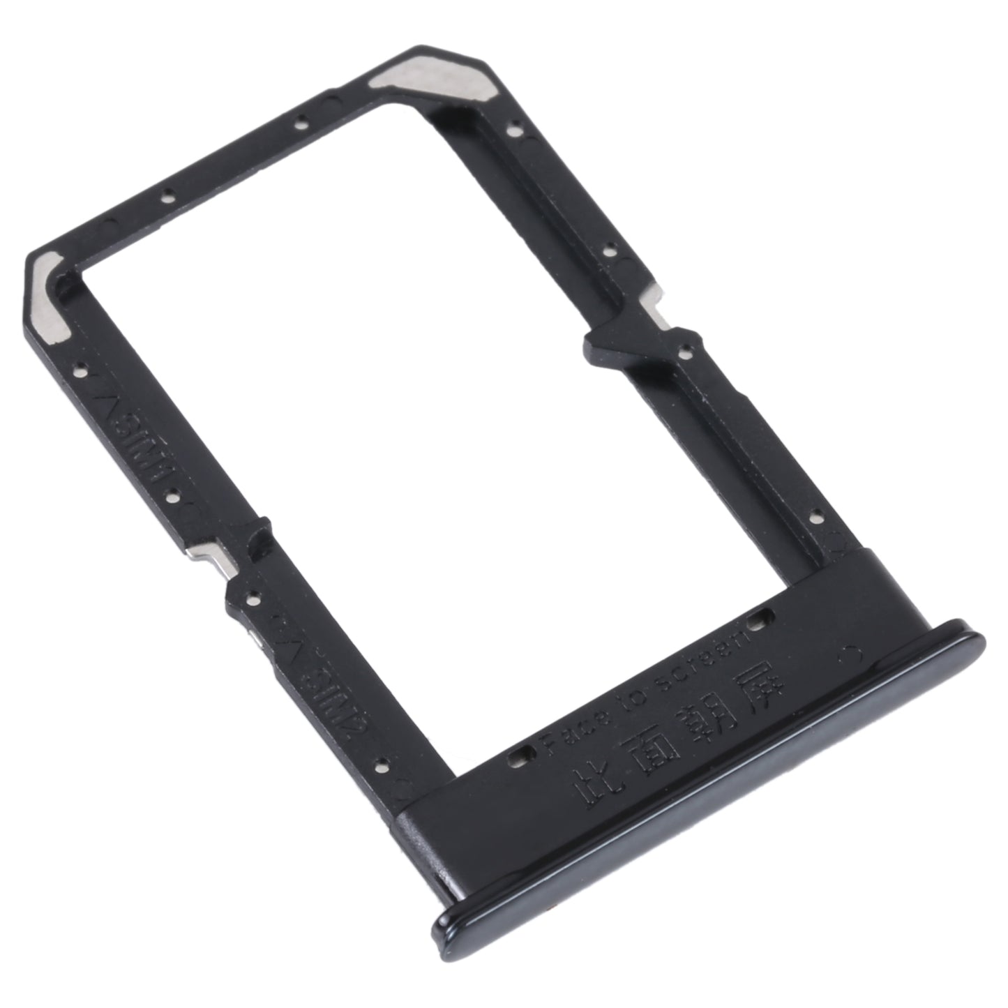 For-OPPO-K10-4G-SIM-Card-Tray-+-SIM-Card-Tray-(Black)
