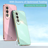 For-OPPO-K12-XINLI-Straight-Edge-6D-Electroplate-TPU-Phone-Case(Mint-Green)