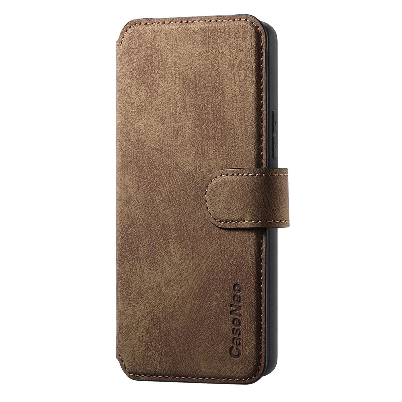 For-OPPO-K12s-/-K13x-/-K13-CaseNeo-MagSafe-RFID-Anti-theft-Retro-Leather-Phone-Case(Brown)