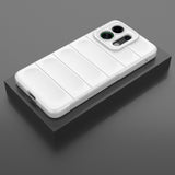 For-OPPO-K13-Turbo-5G-/-Turbo-Pro-5G-Magic-Shield-TPU-+-Flannel-Phone-Case(White)