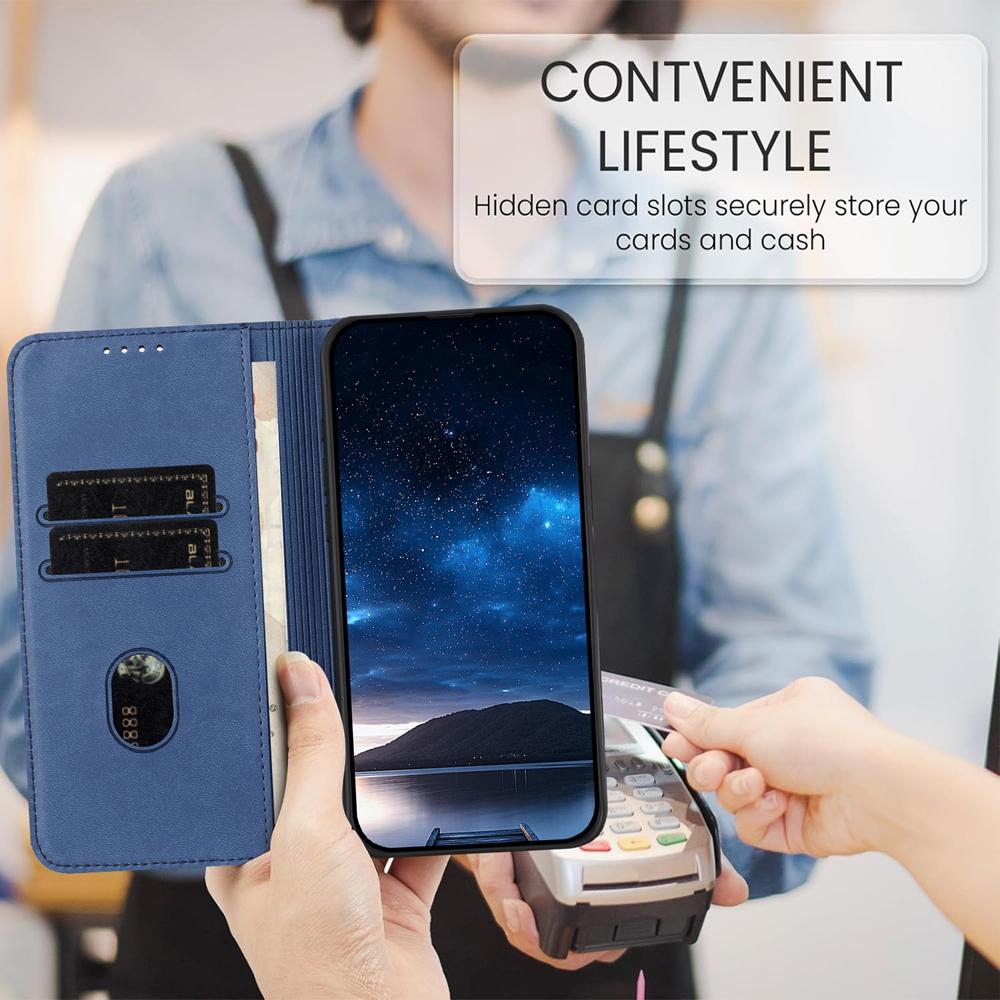 For-OPPO-K13-5G-Strong-Magnetic-Frosted-Flip-Leather-Phone-Case(Royal-Blue)