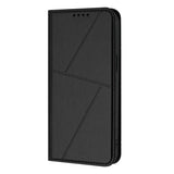 For-OPPO-K13-5G-Strong-Magnetic-Frosted-Flip-Leather-Phone-Case(Black)