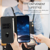 For-OPPO-K13-5G-Strong-Magnetic-Frosted-Flip-Leather-Phone-Case(Black)