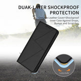 For-OPPO-K13-5G-Strong-Magnetic-Frosted-Flip-Leather-Phone-Case(Black)
