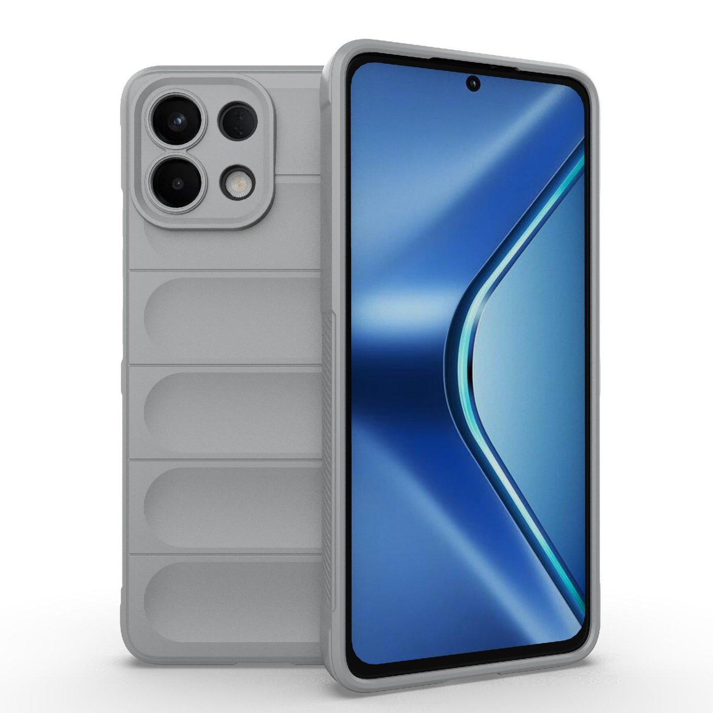 For-OPPO-K13-5G-Magic-Shield-TPU-+-Flannel-Phone-Case(Grey)