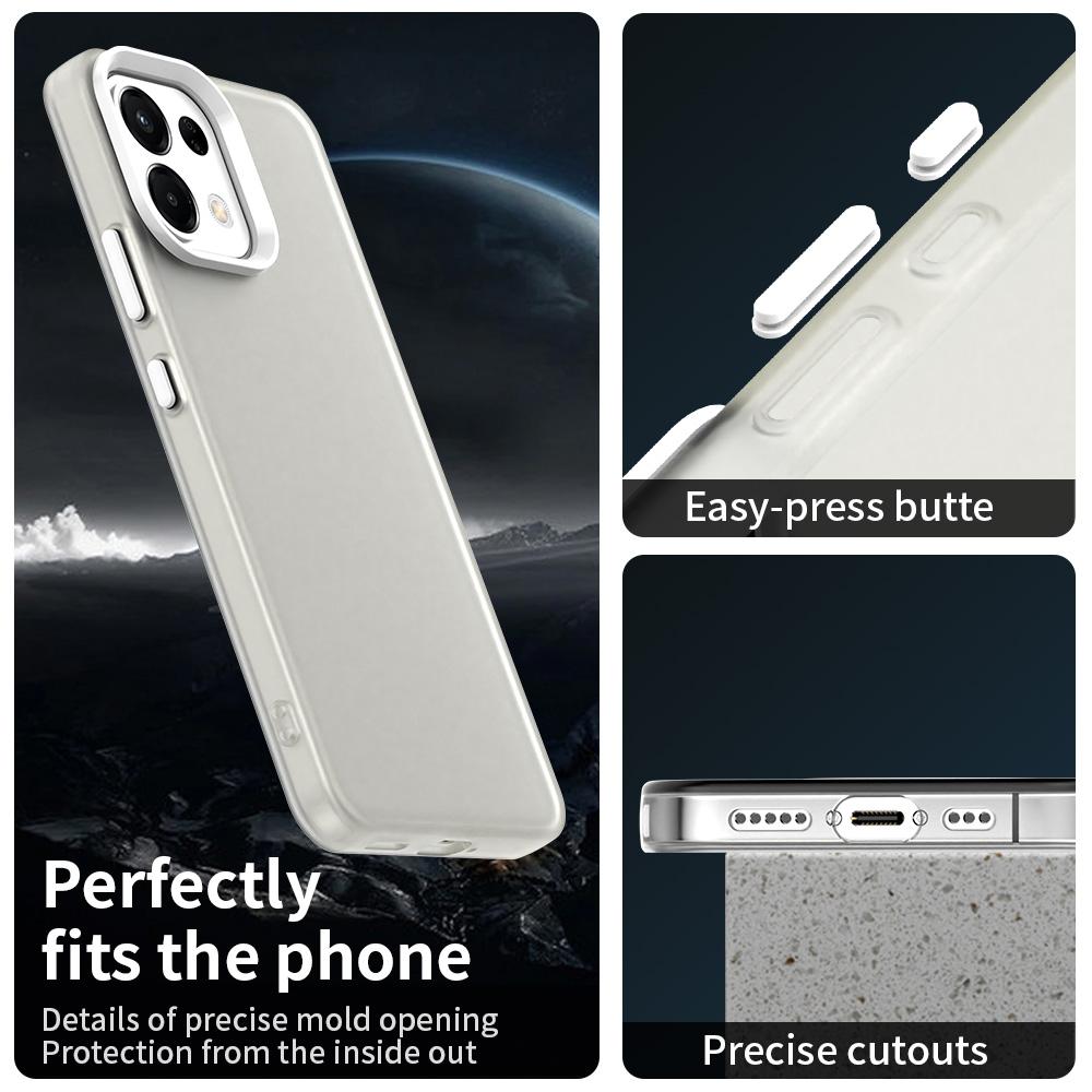 For-OPPO-K13-5G-Candy-PC-Hybrid-TPU-Shockproof-Phone-Case(White)