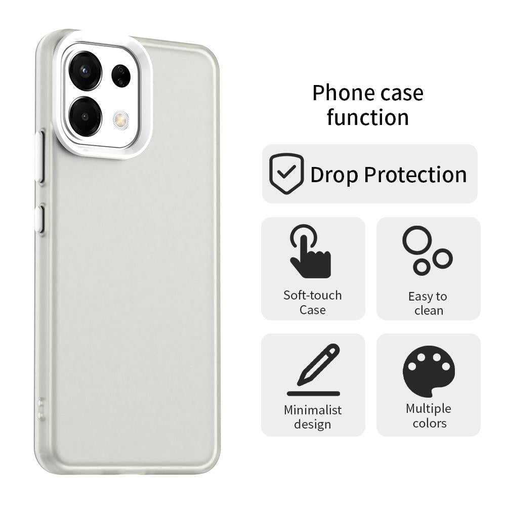 For-OPPO-K13-5G-Candy-PC-Hybrid-TPU-Shockproof-Phone-Case(White)
