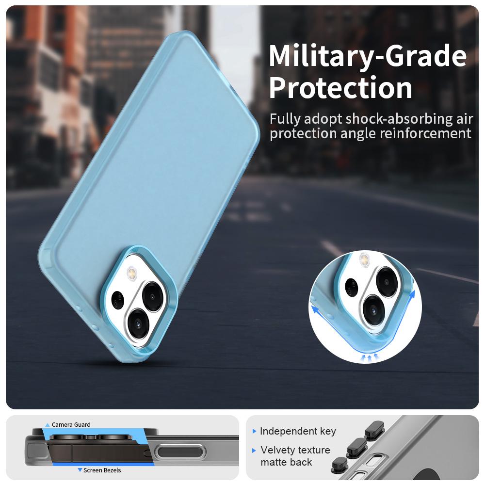 For-OPPO-K13-5G-Candy-PC-Hybrid-TPU-Shockproof-Phone-Case(Blue)