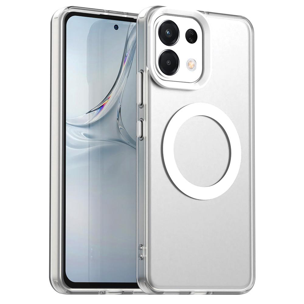 For-OPPO-K13-5G-Candy-Magsafe-PC-Hybrid-TPU-Phone-Case(White)