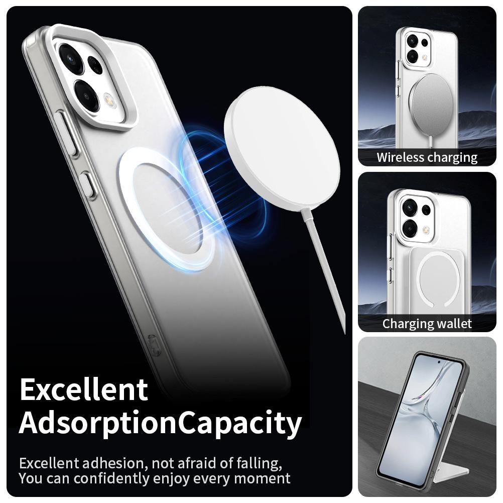 For-OPPO-K13-5G-Candy-Magsafe-PC-Hybrid-TPU-Phone-Case(White)