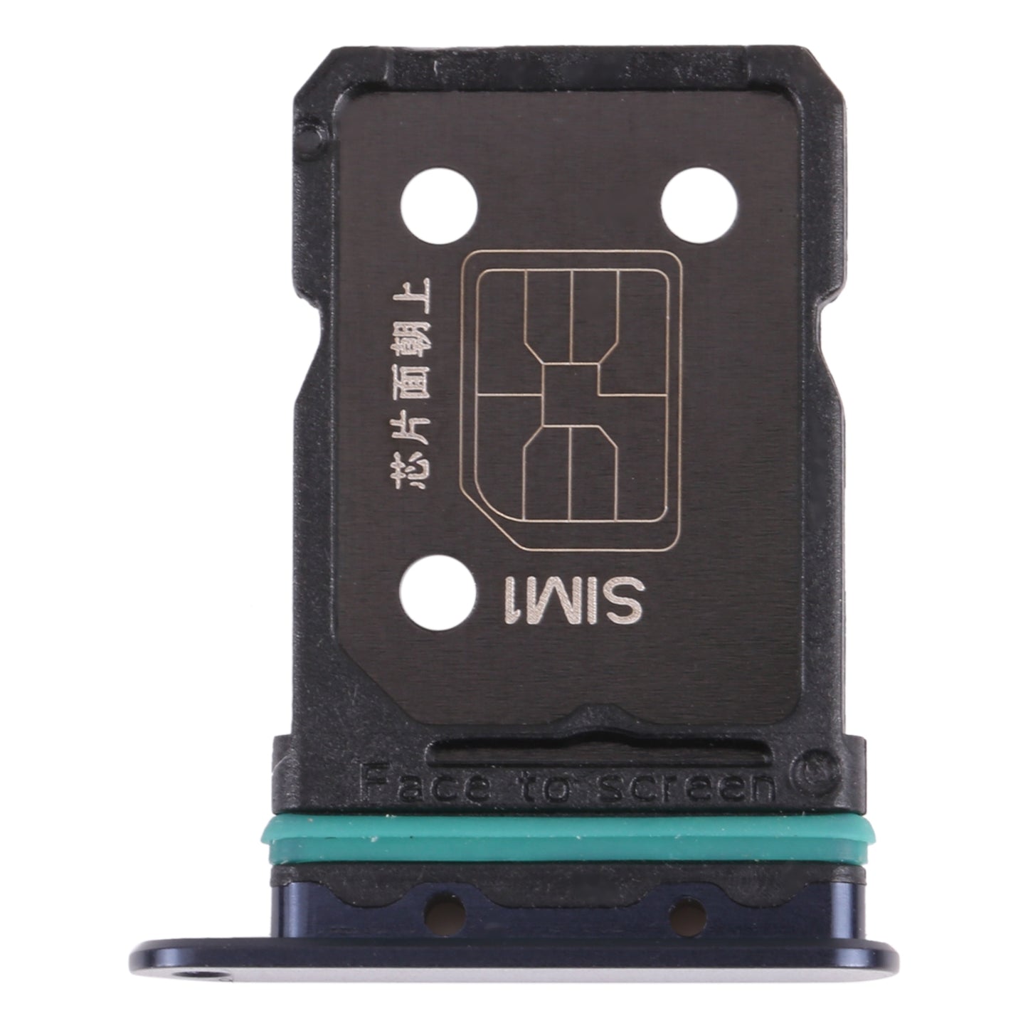 For-OPPO-Reno5-Pro+-5G-/-Find-X3-Neo-SIM-Card-Tray-+-SIM-Card-Tray(Black)
