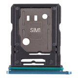 For-OPPO-Reno-10x-zoom-SIM-Card-Tray-+-SIM-Card-Tray-/-Micro-SD-Card-Tray-(Blue)